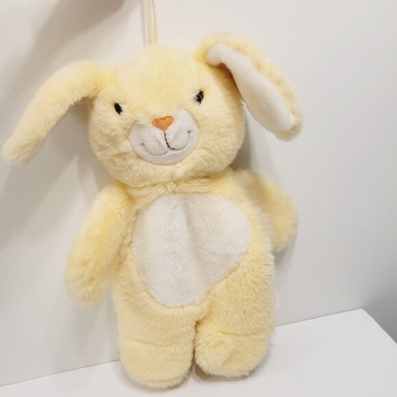 Heartline Graphics 1983 Vintage Yellow Plush Bunny Rabbit Back Zipper Pouch - Picture 1 of 7